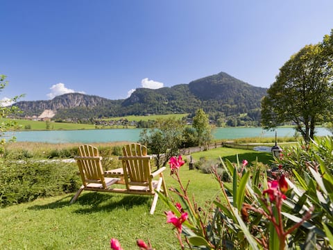 Directly on the lake - apartment for 2 w. balcony