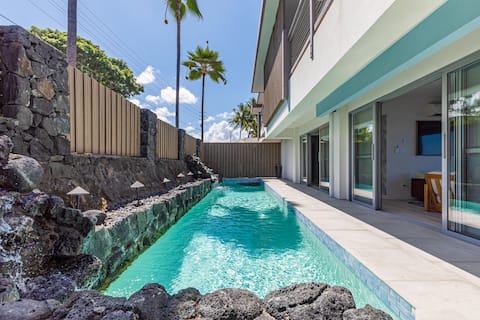 Top Airbnb: Mele Kai Kona - Luxe Oceanfront Property with Pool in Kahaluu Keauhou