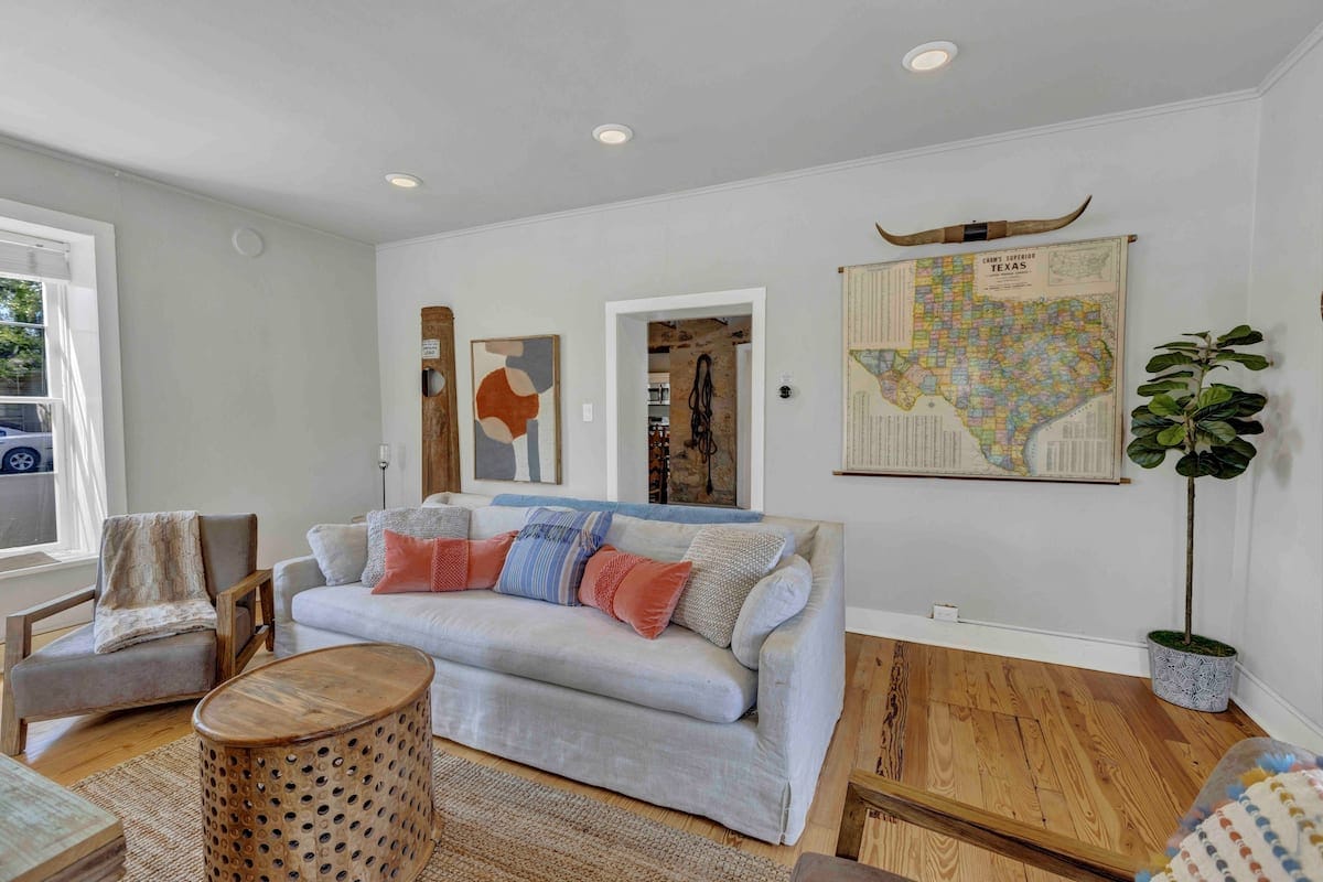 Successful Airbnb property: Main Haus on Main Street, Fire Pit! in Texas Hill Country