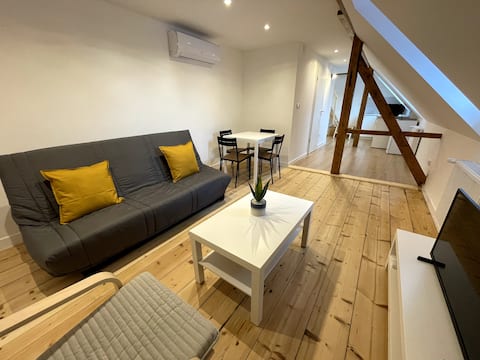 Airbnb performant: Duplex accommodation with direct bus to the center of Strasbourg à Schiltigheim