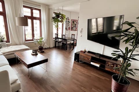 Erfolgreiche Airbnb-Immobilie: Apartment in the center of Leipzig. Walking distance to the arena. in Zentrum Nord