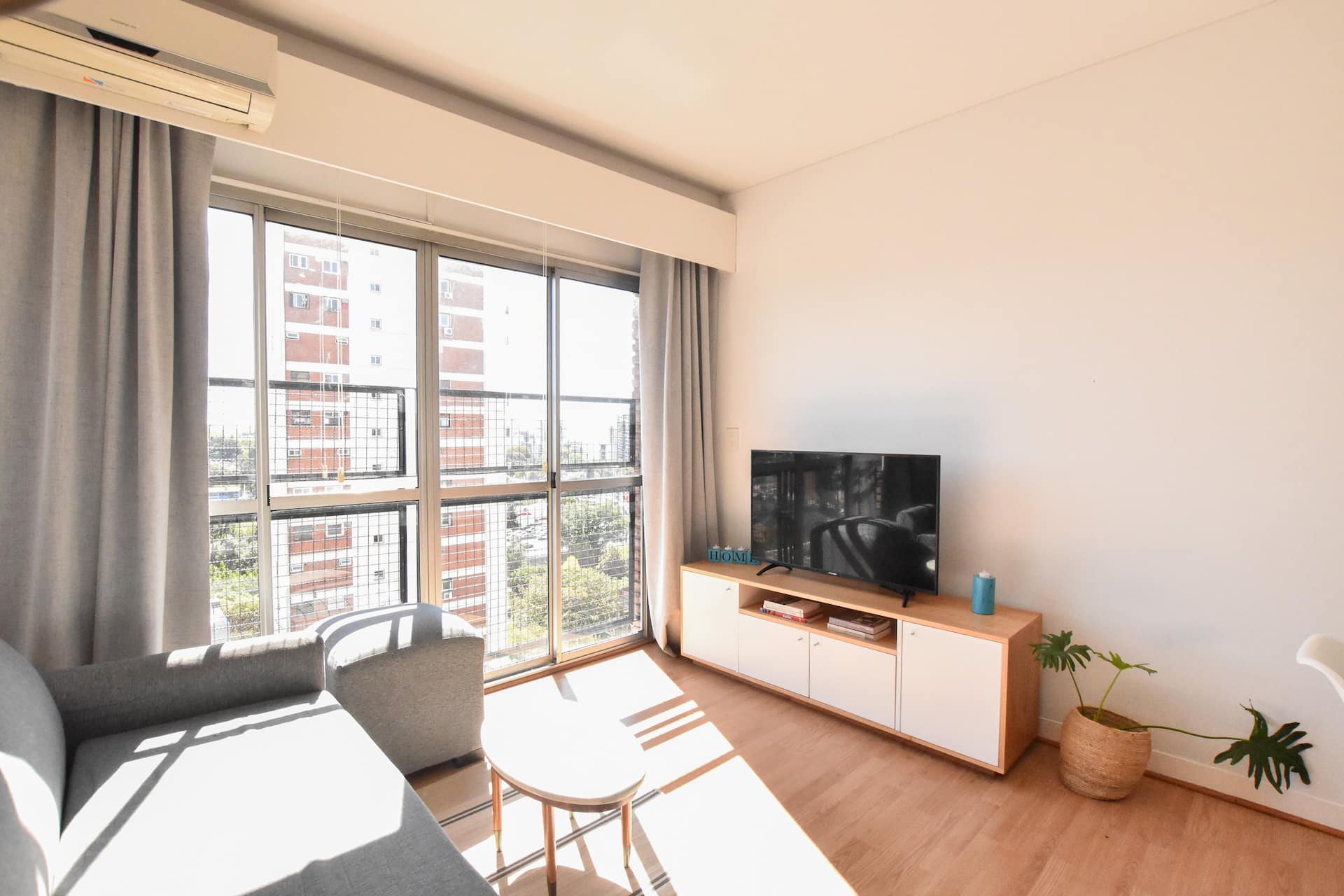 Apartamento de 2 quartos com vista panorâmica em Núñez