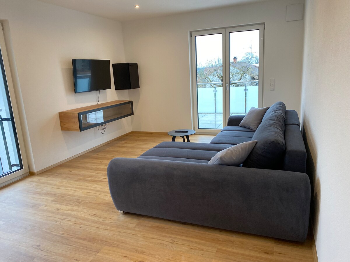 Beliebte Airbnb-Anzeige: Apartment Fichte in Ravensburg in a green new building in Ravensburg