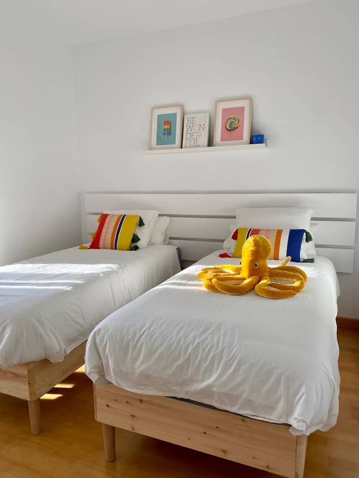 Habitación con 2 camas individuales 