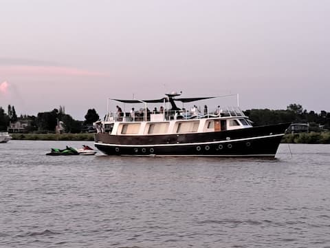 boat for trips in the tigre delta