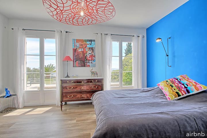 шамбре - осветена 140х200 см, vue mer - Airbnb