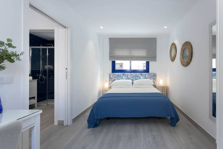 Master bedroom with double bed