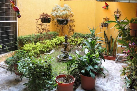 Colorful Blue House Wifi Kitchen Texcoco Downtown