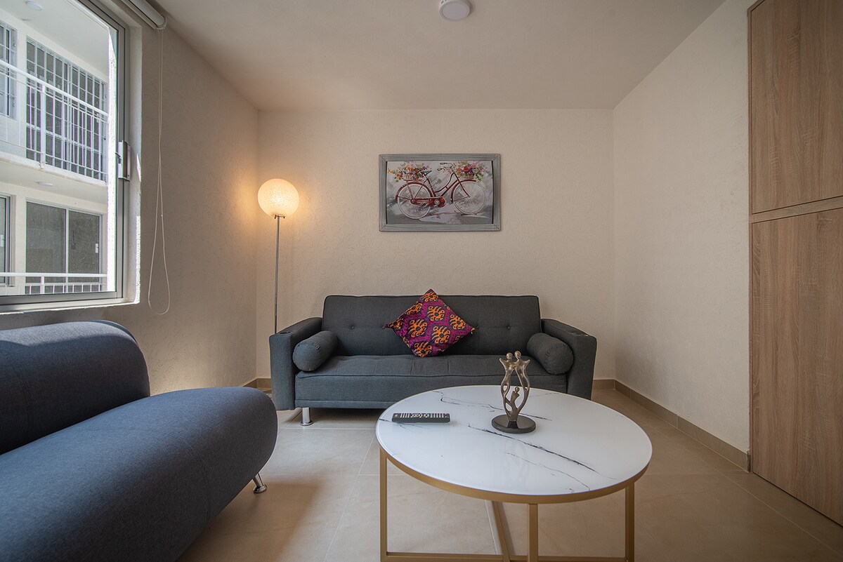 Top Airbnb: Apartment at CDMX Airport 2. en Peñón De Los Baños