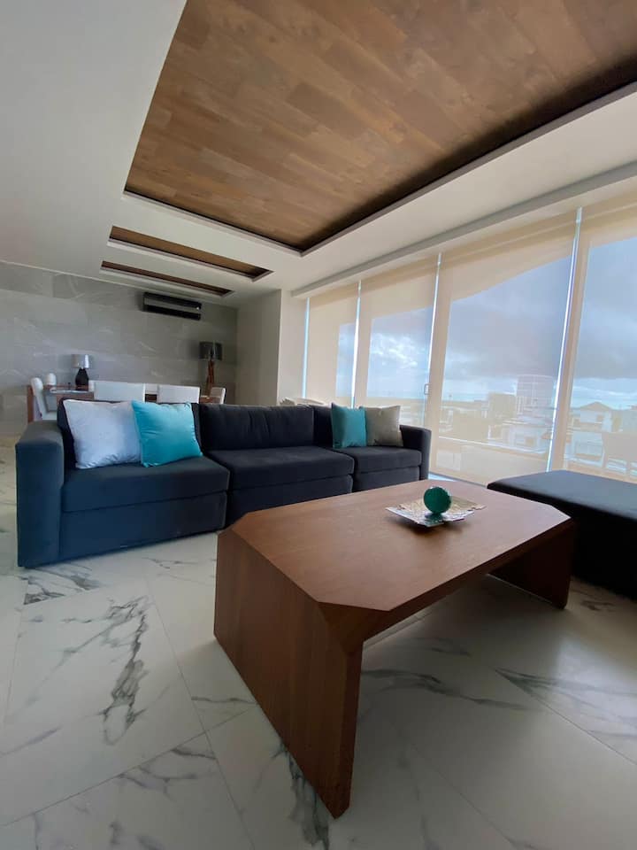 Hermoso Departamento En Cancún, Terraza Privada - Cancún