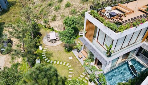 Villa 6PN, four-season swimming pool (have fee), mountain view