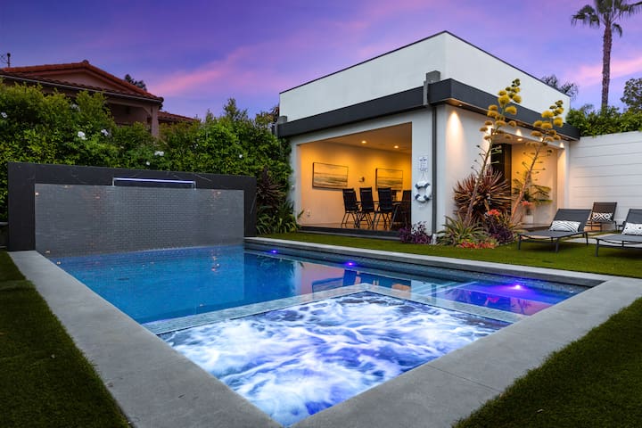 Lux WeHo Villa w/ Theater, Game Room, Pool