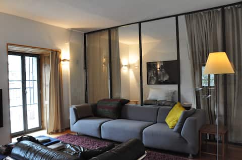 Comfortable 3-room apartment in the village with nice views