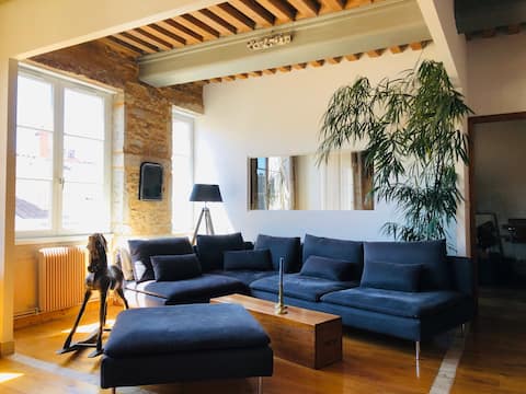Propriété Airbnb réussie: Beautiful LOFT-STYLE apartment, bright 85m2, hypercenter à Lyon