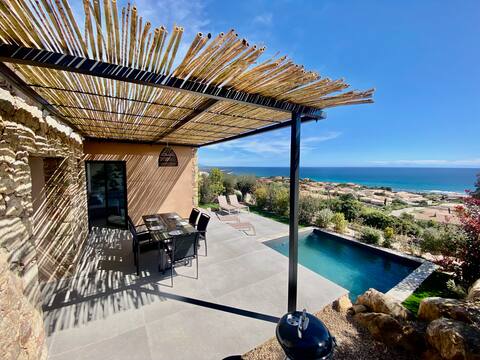 Villa/Panoramic Sea View/Swimming Pool/Solenzara