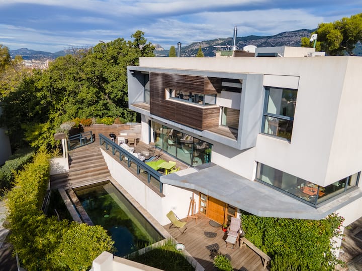 Villa Felicidad, Vue Unique Sur La Rade - 툴롱