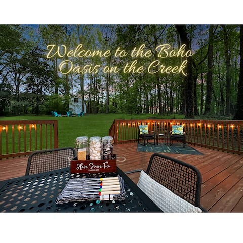Downtown Boho Oasis w/ Firepit & Game Rm, Sleeps 8