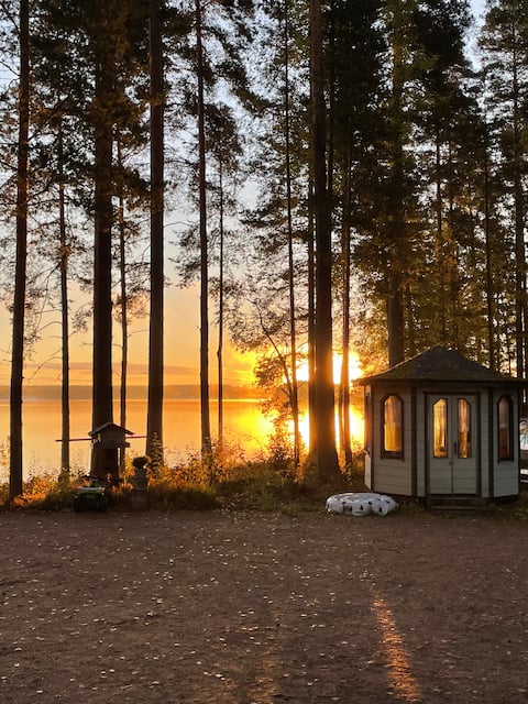 Two cabins on the lake