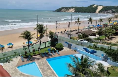 Beira mar(Ponta Negra Beach) View/sea pool.