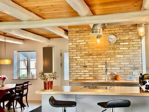 Cozy apartment 1 on organic farm.