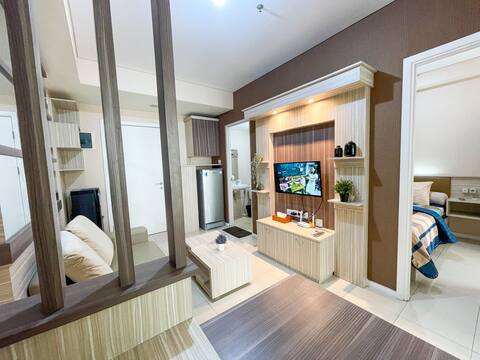 Homey 2BR Queen & Sliding Beds