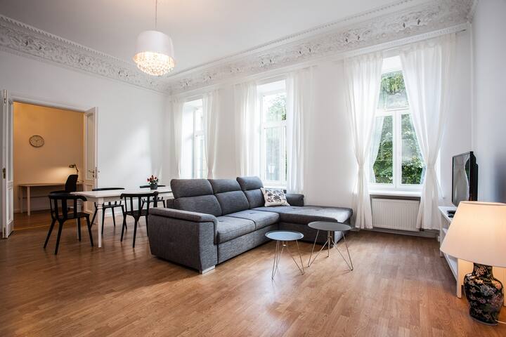 Bright 4-bedroom Apartment Riga