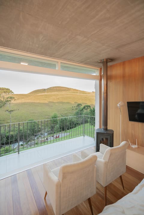 Popular Airbnb listing: Casa de Pedra Retreat / Cambará do Sul / South in Rio Grande Do Sul