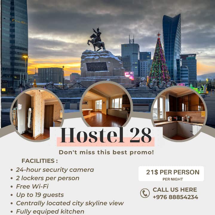 Centrally located hostel in UB Apartments for Rent in Ulaanbaatar