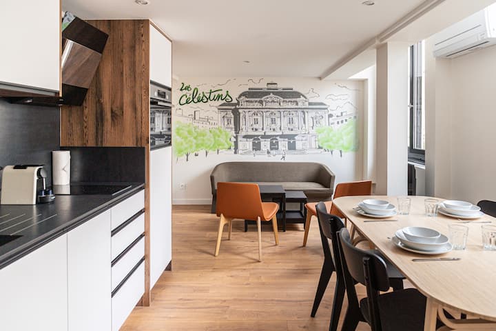 Lyon 6 Sully - T3 Esprit Loft - Célestins - Lyon