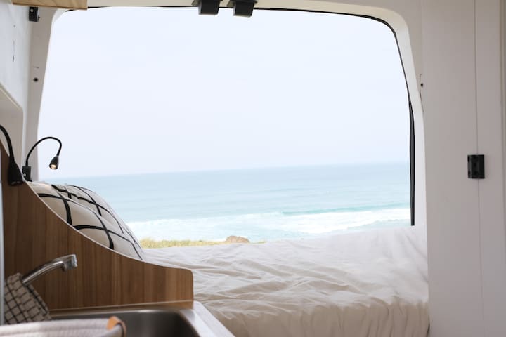 Popular Airbnb listing: Renovated camper van with lots of light. Vanlife! in Barajas