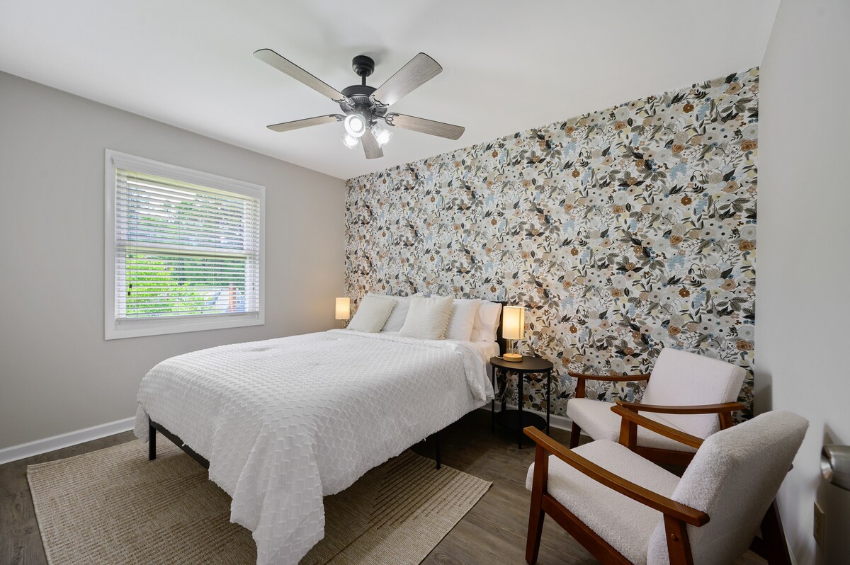 Discover a harmonious blend of aesthetics and functionality with our meticulously furnished bedroom.