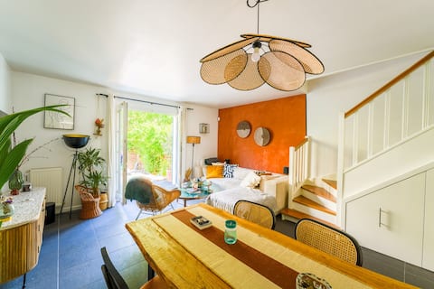 Family home with garden
