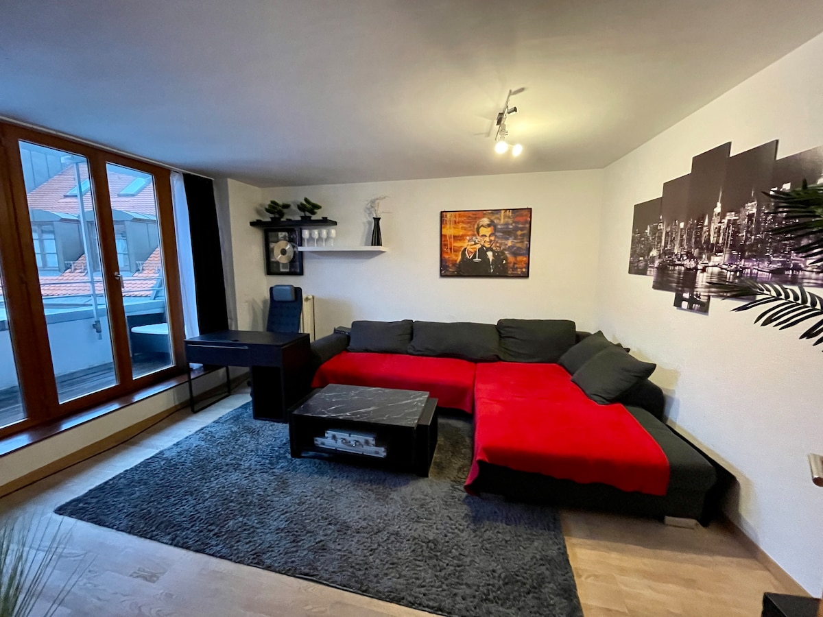 Top Airbnb: 1-room apartment in the center in Zentrum
