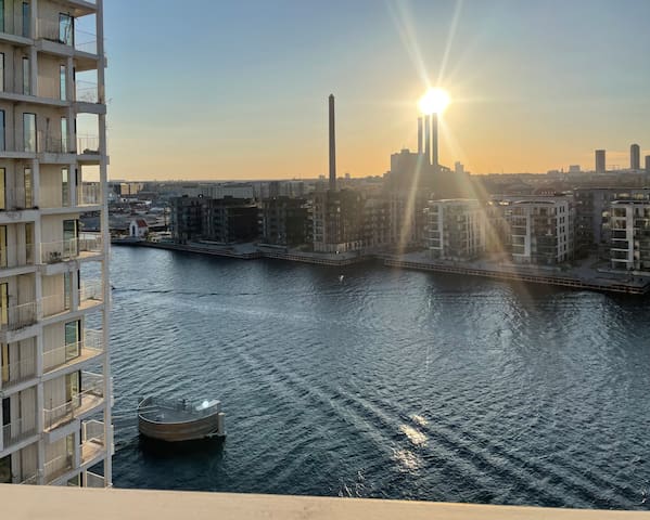 Luksuslejlighed Islands Brygge direkte til vandet