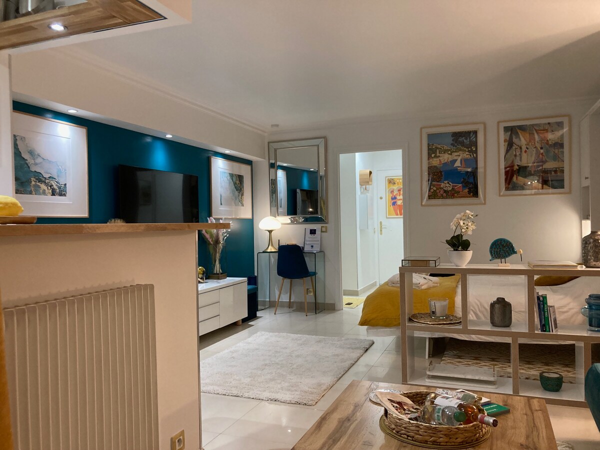 Top performing Airbnb: Luxury apartment, 40 meters from the beach in Antibes