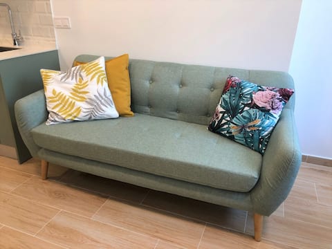 Propiedad de Airbnb exitosa: Cozy, central studio en Las Chapas