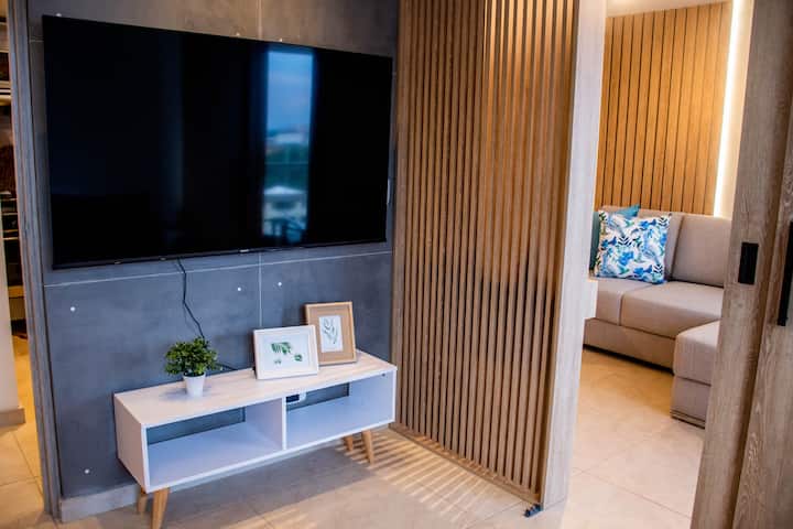 Dormitorio,Zona TV/salón compartidos