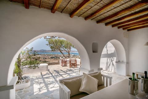 Hilltop Marble Villa Private Pool and Sunset Views