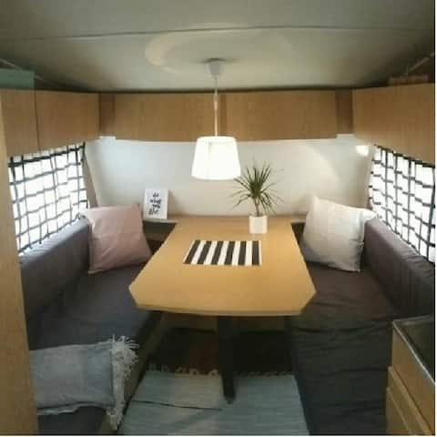 Top Airbnb: Caravan in the yard of the house in Härmälä