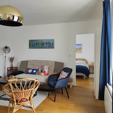 Annonce Airbnb populaire: Lovely 2 bedroom, 500 m from the sea à Ouistreham