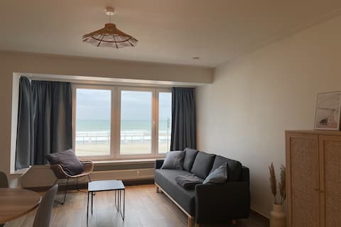 Popular Airbnb listing: Julienne sur mer Middelkerke with frontal sea views in Middelkerke
