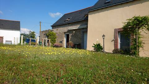 Maisonnette between sea and marsh