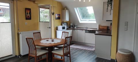 Bright, cozy apartment in a quiet area