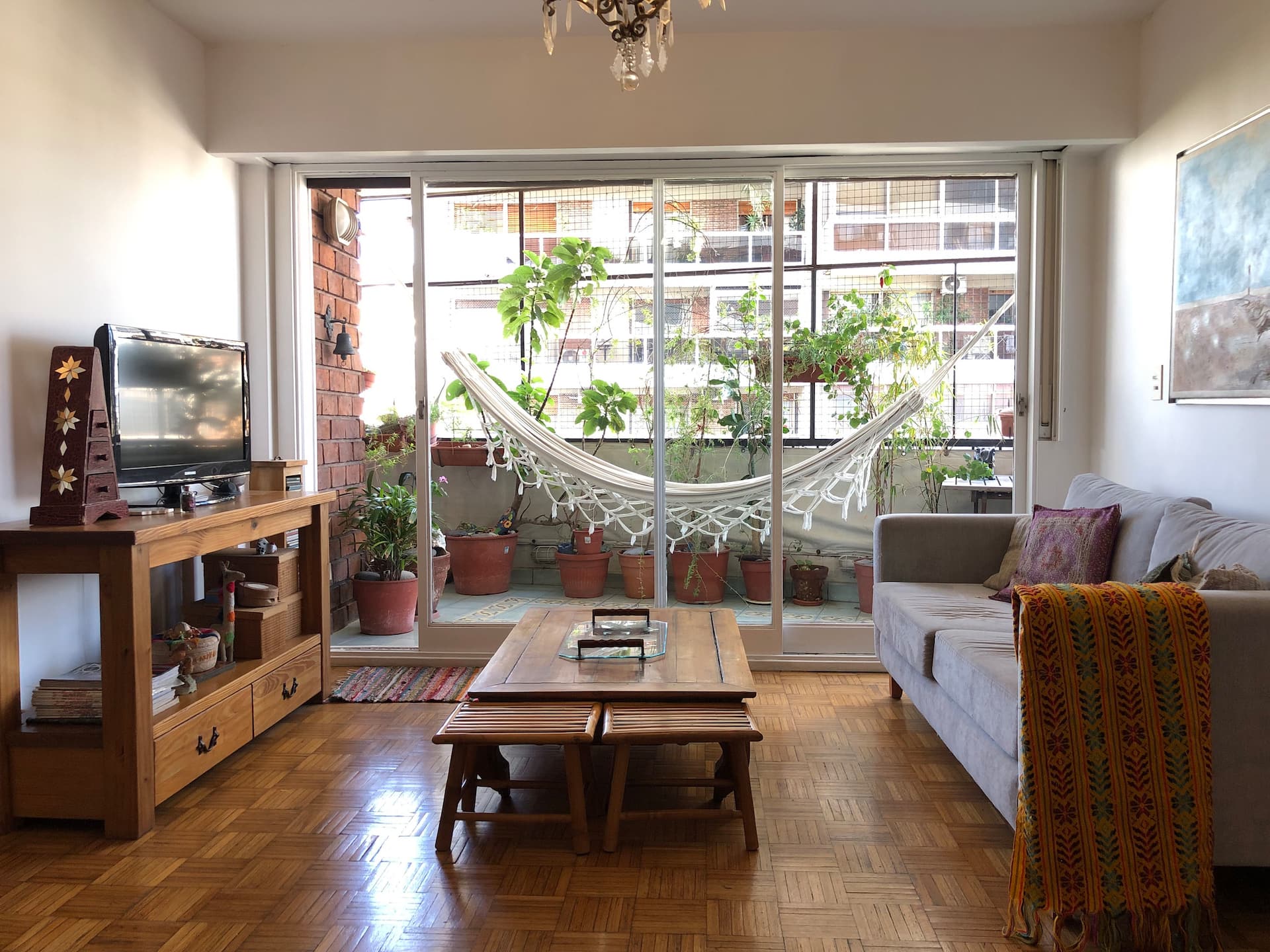 Room in an apartment in Belgrano R, with private bathroom