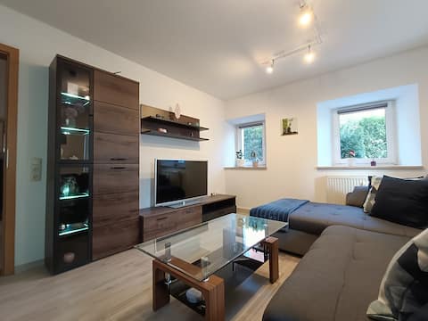 First floor apartment with garden