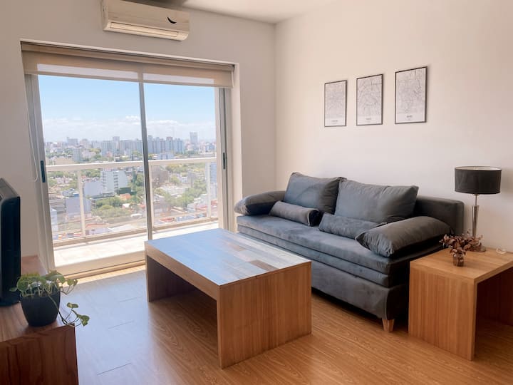 Departamento de 2 ambientes con balcón y vista panorámica en Chacarita