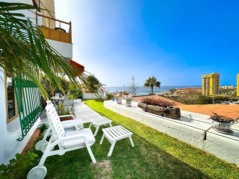 Spacious apartment w/ garden 3 min. from the beach