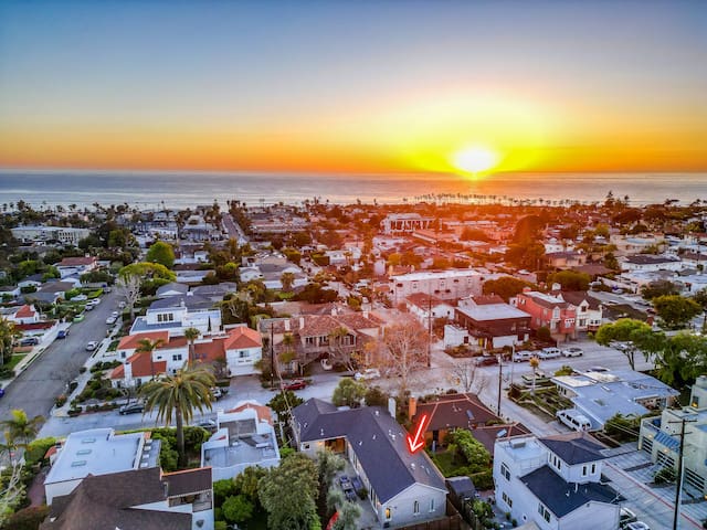 5 Star Windansea Home w/AC, Fire Pit, Walk 2 Beach