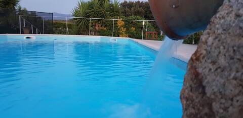 villa with pool