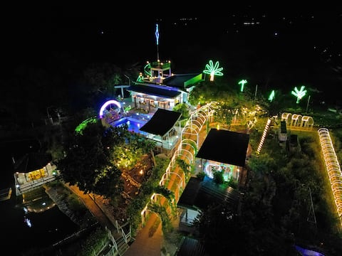 City Lights and Garden